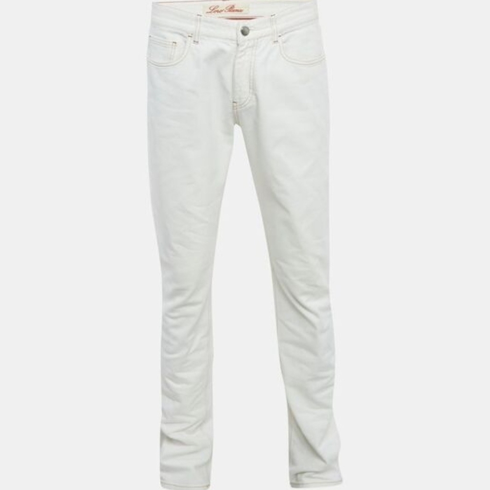 Loro Piana Premium Off-White Denim US Size 33